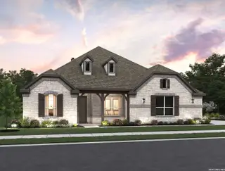 New construction Single-Family house 1146 Cape May Warbler, New Braunfels, TX 78132 plan Carmen - image