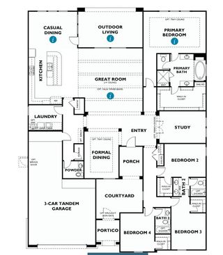 New construction Single-Family house 12949 Whitewater Way, Conroe, TX 77302 Plan 6020 Exterior C- photo