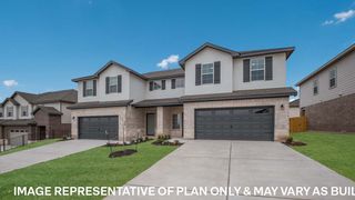New construction Townhouse house 15100-B Afleet Alex St, Manor, TX 78653 plan The Cypress - image