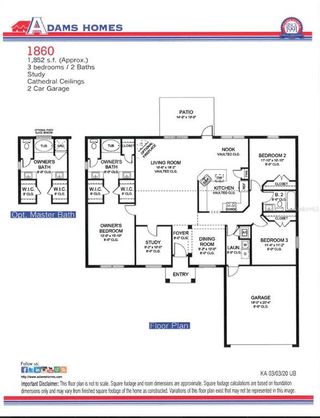 New construction  house 3334 Stokie Ave, North Port, FL 34286 plan 1860 - image
