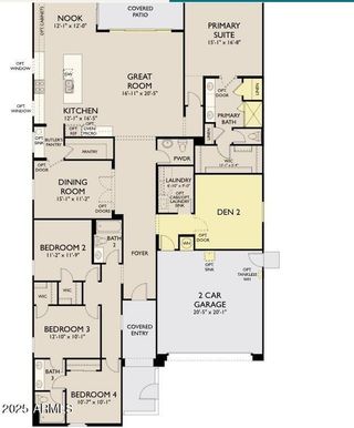 New construction Single-Family house 22712 E Stirrup St, Queen Creek, AZ 85142 plan Jade - image