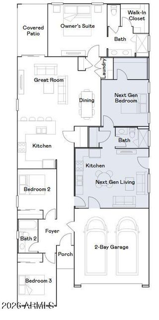 New construction  house 9813 W Mulberry Dr, Phoenix, AZ 85037 plan Latitude Plan 3580 - image