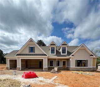 New construction Single-Family house 124 River Rdg Walk, Monroe, GA 30656 plan (GA) Emerson Ranch A.3 3 Front Entry - image