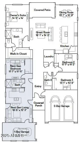 New construction Single-Family house 23128 E Roundup Wy, Queen Creek, AZ 85142 plan Trillium Plan 4585 - image