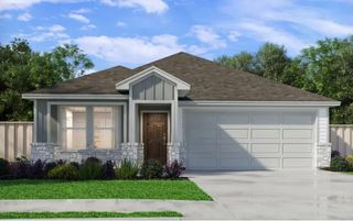 New construction Single-Family house 310 Gristmill Rd, Burnet, TX 78611 plan The Briscoe (820) - image