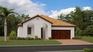 New construction Single-Family house 17310 Blue Walk Street, Wimauma, FL 33598 Morningtide II- photo