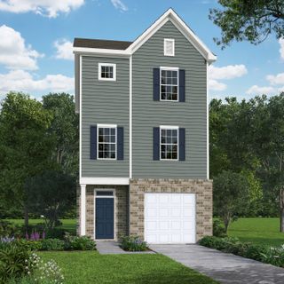 New construction Townhouse house 1924 Enniscorthy St, Fuquay Varina, NC 27526 plan Sunstone - image