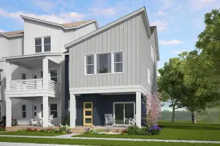 New construction Townhouse house 1120 Lamplighter Dr, Raleigh, NC 27604 plan Red Rocks - image