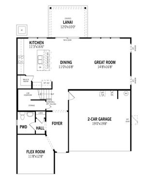 New construction  house 2609 Firebrush Ln, Green Cove Springs, FL 32043 plan Shenandoah - image