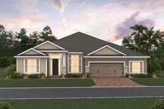 New construction Single-Family house 3177 Wolf Lake Ave, Apopka, FL 32712 plan Brookhaven Fl - image