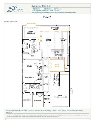 New construction Single-Family house 16151 Rustling Woods Rd, Conroe, TX 77302 plan 5042 Elevation E - image