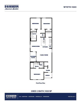 New construction Single-Family house 11919 Detar Ct, Willis, TX 77378 plan Wyeth - image