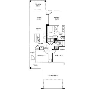 New construction Single-Family house 6917 W Sweetshade Ln, Tucson, AZ 85757 plan Turquoise - image