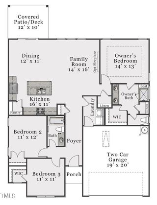 New construction Single-Family house 370 Tormore Drive, Sanford, NC 27330 Tucker- photo