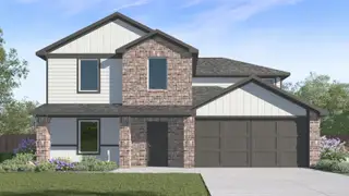 New construction Single-Family house 176 Baby Calf Roping Rd, Jarrell, TX 76537 plan Cooper - image