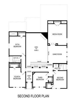 New construction Single-Family house 1351 Melcer St, Frisco, TX 75036 plan Hillcrest 45 2R-CW (w/Media) - image