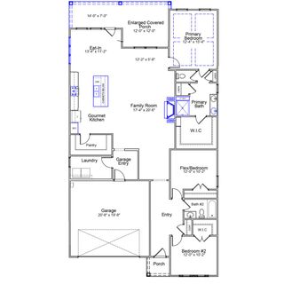New construction Single-Family house 2004 Creekview Dr, Anderson, SC 29621 plan Hunter - image