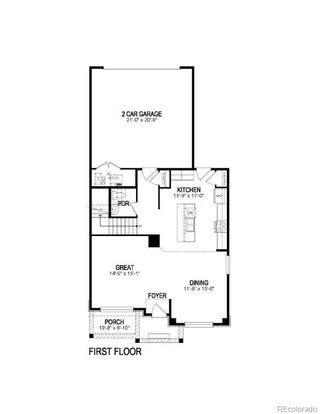 New construction  house 22253 E 6Th Pl, Aurora, CO 80018 plan ELBERT - image