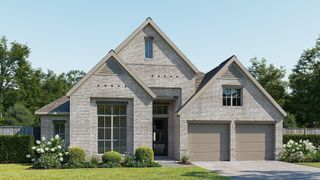 New construction Single-Family house 1799 El Pino St, Todd Mission, TX 77316 plan 2541C - image