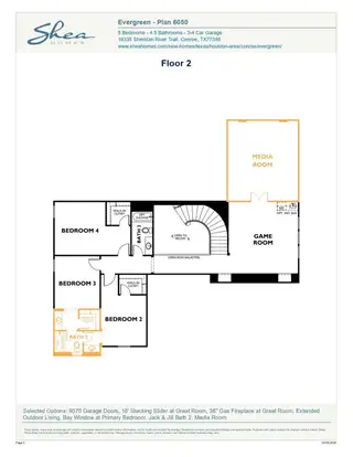 New construction Single-Family house 15811 Red Willow Ct, Conroe, TX 77302 plan 6050 Elevation D - image