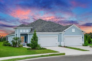 New construction Duplex house 14429 Barefoot Ln, Parrish, FL 34219 Crystal Sand- photo