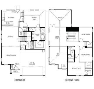 New construction Single-Family house 4542 Badger Crst, San Antonio, TX 78245 plan The Medina (3011) - image
