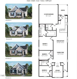 New construction Single-Family house 731 Dorset Stream Drive, Fuquay Varina, NC 27526 BECKETT- photo