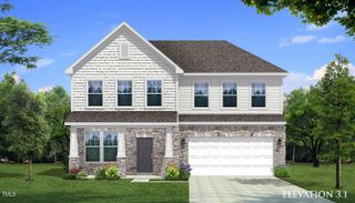 New construction house 625 Hipwood Dr, Zebulon, NC 27597 plan Burton - image
