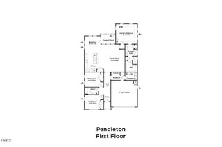New construction  house 1033 Channel Drop Lp, Zebulon, NC 27597 plan Pendleton - image