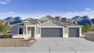 New construction Single-Family house 12751 E Bahia Ct, Florence, AZ 85132 plan Courtland - image