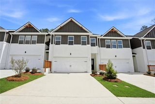 New construction Townhouse house 3223 Winding Waters Wy, Powder Springs, GA 30127 plan Monterey - image