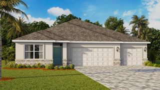 New construction Single-Family house 2712 Indian River Pkwy, Mims, FL 32754 plan Denham - image