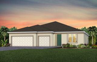 New construction house 2571 Painted Sky Ave, West Melbourne, FL 32904 plan Ashby - image