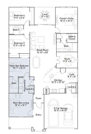 New construction  house 5660 Lemon Grass St, Clermont, FL 34714 plan Discovery - image