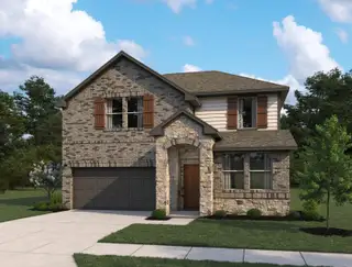 New construction Single-Family house 2011 Indigo Ridge Dr, Crosby, TX 77532 plan Austin - image