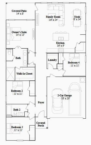 New construction house 385 Tejas Trl, Waller, TX 77484 plan Walsh - image