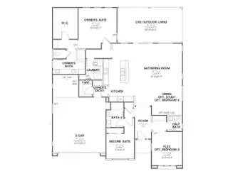 New construction Single-Family house 1539 W Via De Olivos, Queen Crk, San Tan Valley, AZ 85140 plan Sunrise - image