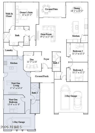 New construction Single-Family house 25540 N 174Th Ave, Surprise, AZ 85387 plan Evolution Plan 5582 - image