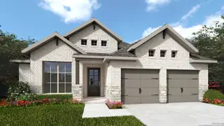 New construction Single-Family house 1840 Field Brk, Seguin, TX 78155 plan 2127W - image