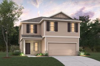 New construction Single-Family house 6726 Red Buffalo Trl, San Antonio, TX 78253 plan Larkspur - 30' Smart Series - image