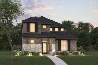 New construction Single-Family house 9225 Rolling Meadow Wy, Denton, TX 76207 plan Violet - image
