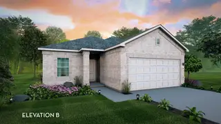 New construction Single-Family house 3527 Prairie Rose Trl, Angleton, TX 77515 plan Comal - image