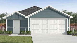 New construction Single-Family house 156 Wyatt Wy, Jarrell, TX 76537 plan Caprock - image