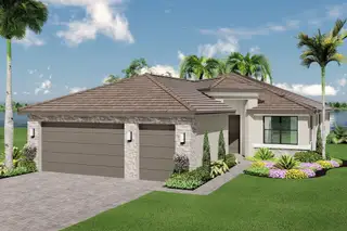 New construction Single-Family house 13499 Playa Bella Ln, Port St. Lucie, FL 34987 plan Palazzo - image