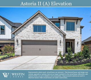 New construction Single-Family house 31415 Slumbering Sage Drive, Fulshear, TX 77441 The Astoria II- photo