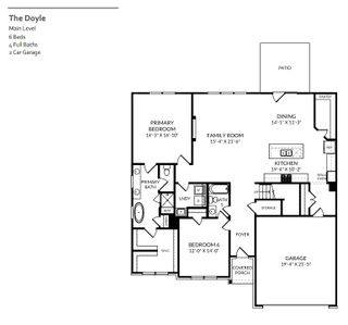 New construction Single-Family house 718 Ocmulgee Crossing, Locust Grove, GA 30248 The Doyle- photo