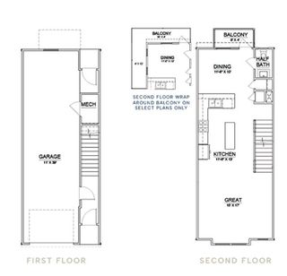 New construction  house 2035 Belmont Terraces Ln, Unit 5, Charlotte, NC 28205 plan The Belmont - image