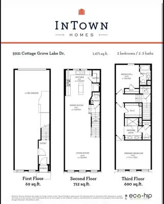 New construction Townhouse house 5921 Cottage Grove Lake Dr, Houston, TX 77007 - image