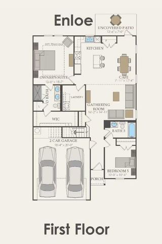 New construction  house 1111 Bandera Ct, Temple, TX 76501 plan Enloe - image