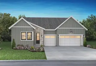 New construction Single-Family house 11184 Amber Light Trl, Littleton, CO 80125 plan 5087 Stillwater Elevation A - Modern Farmhouse - image